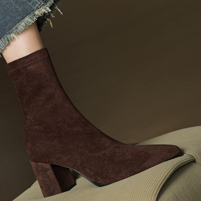 Bottines Stretch à Talons