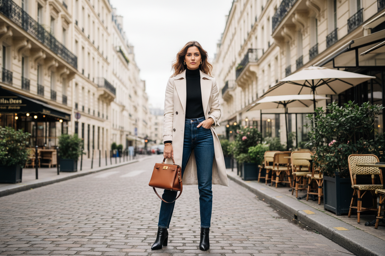 a fashion pic for a women in france 